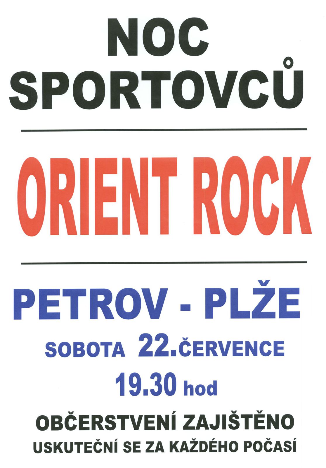 Noc sportovců